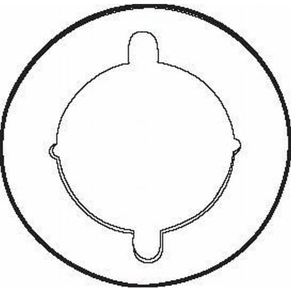Hole Filler Plate for Levers for 1-3/8" Doors 10PK